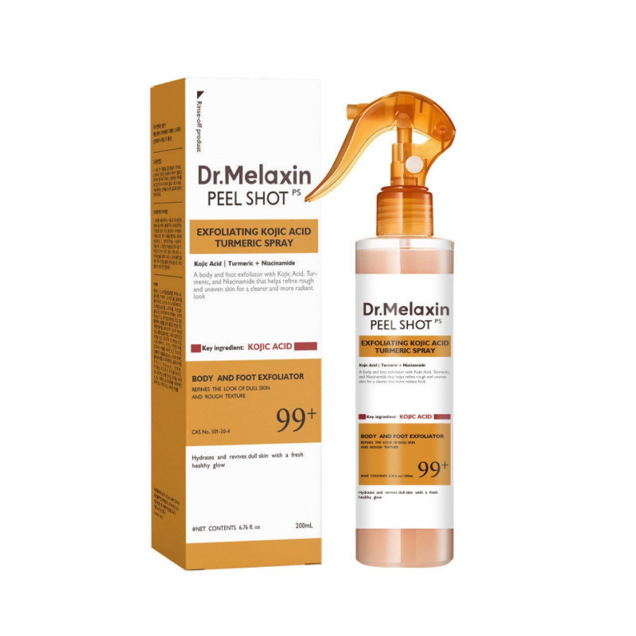Dr. Melaxin™ Peel Shot – Spray Exfoliant Éclaircissant pour le Corps