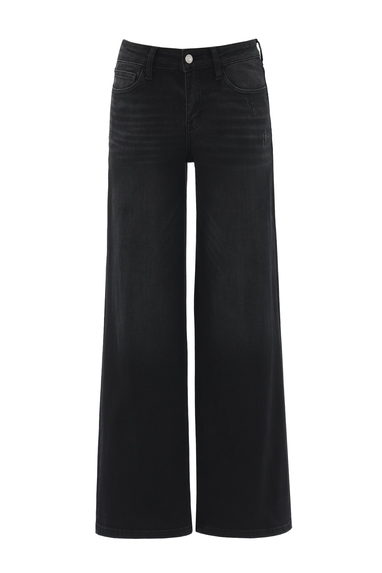 CourbeChic™ Jean Wide Leg Sculptant BBL — Taille Mi-Haute