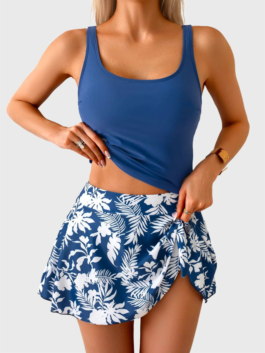 Rivela™ — Tankini Confidence 2 pièces avec jupe intégrée