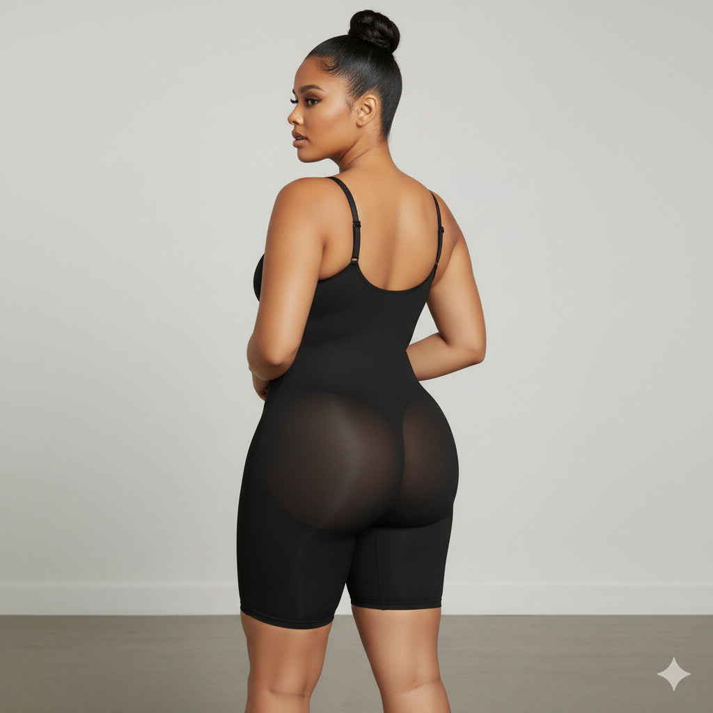 ZYLORA™-Body gainant à fermeture éclair avec contrôle du ventre