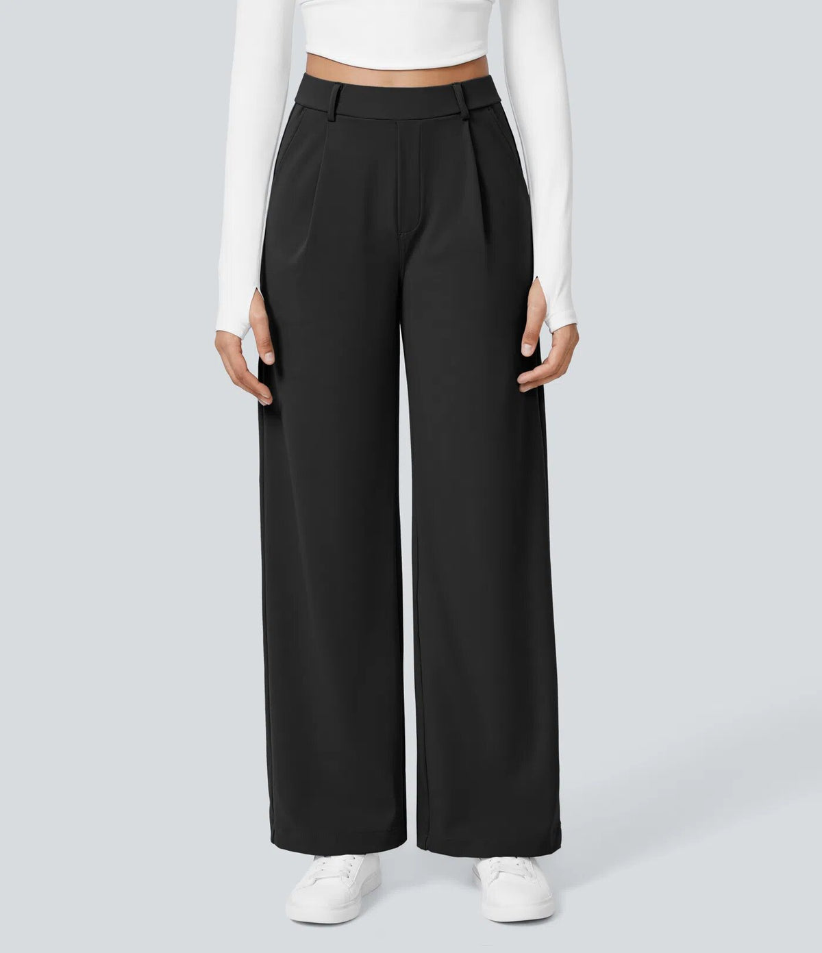 Pantalon Élise™ | Pantalon Tailleur Large Confort | Collection Essentielle