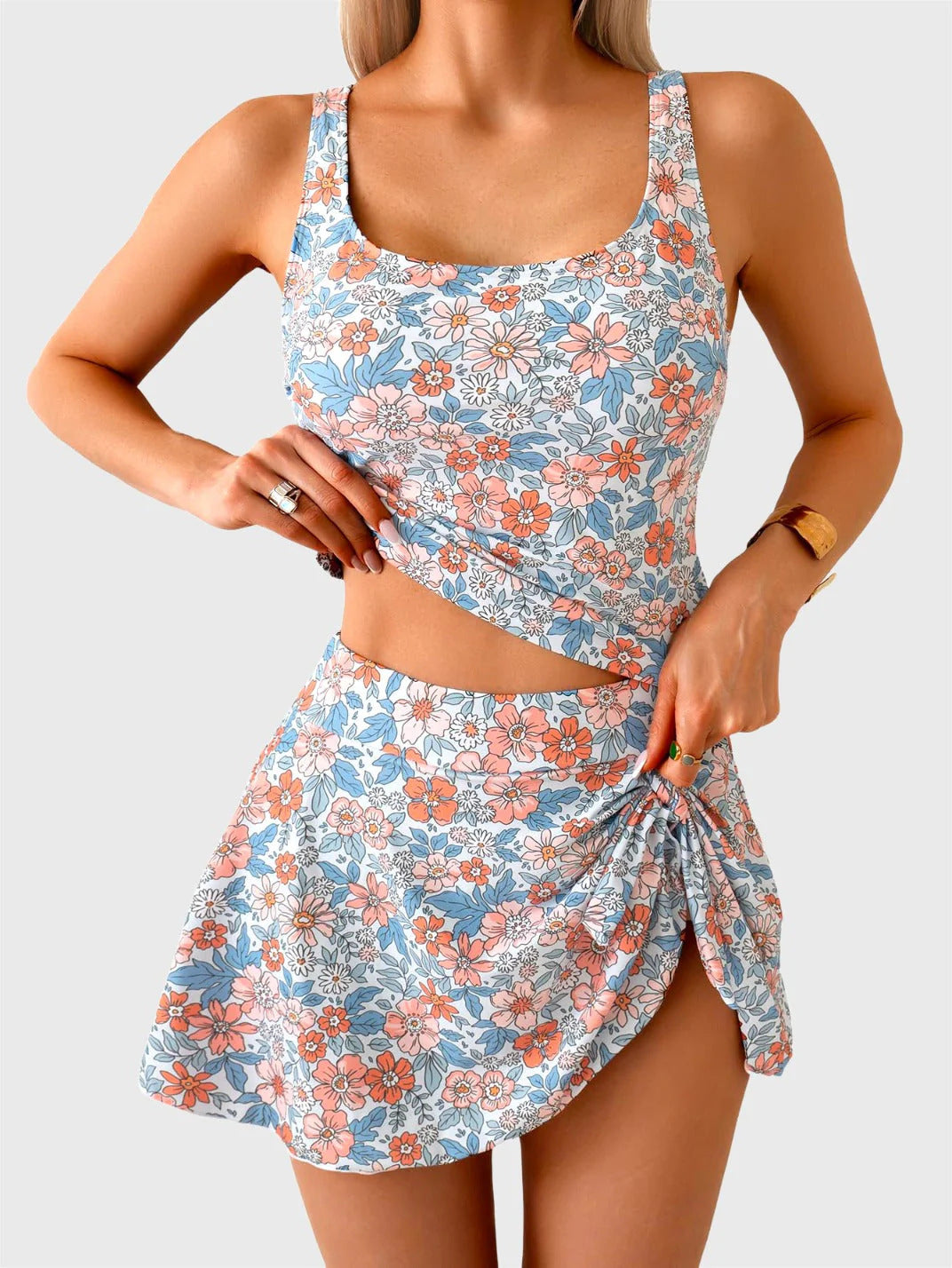 Rivela™ — Tankini Confidence 2 pièces avec jupe intégrée