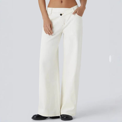 Jeans baggy décontractés et confortables avec coupe large tendance