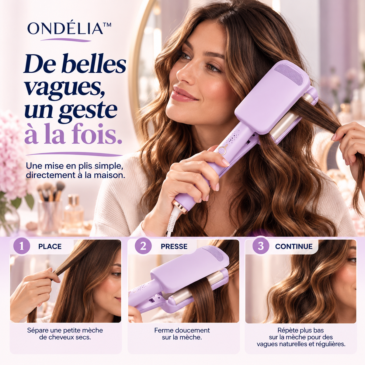 Ondélia™ — Fer à onduler 32 mm