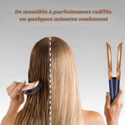 Lissora™ – Lisseur-Séchoir 2-en-1 à Technologie Ionique.