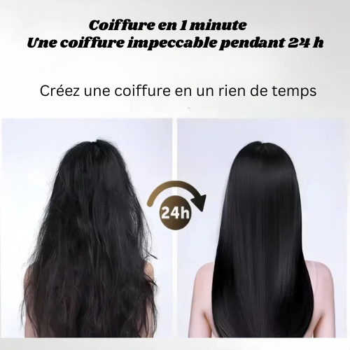 Lissora™ – Lisseur-Séchoir 2-en-1 à Technologie Ionique.