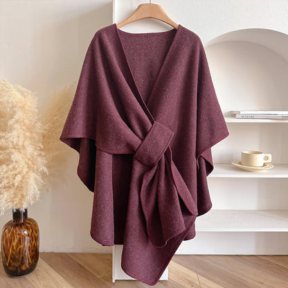 Poncho™ – Cape Douce & Stylée pour l’Hiver Québécois