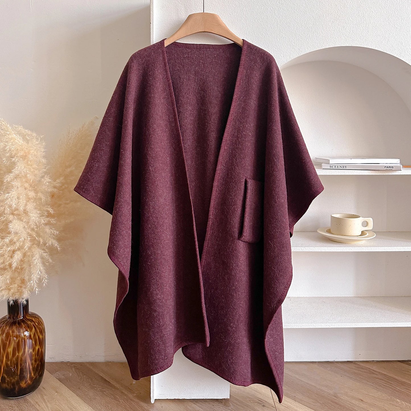 Poncho™ – Cape Douce & Stylée pour l’Hiver Québécois