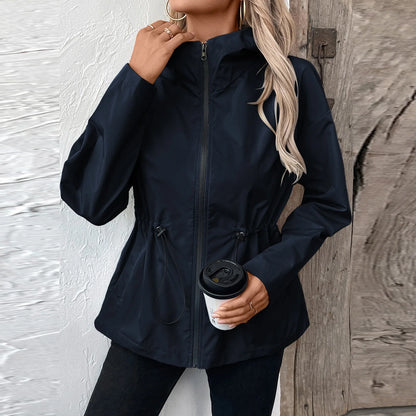 Veste Imperméable à Capuche – Élégance & Confort au Quotidien