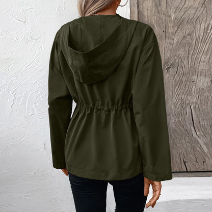 Veste Imperméable à Capuche – Élégance & Confort au Quotidien