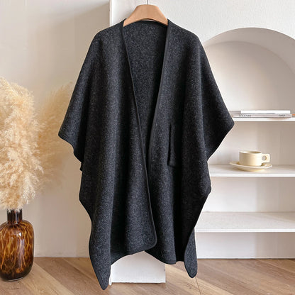 Poncho™ – Cape Douce & Stylée pour l’Hiver Québécois