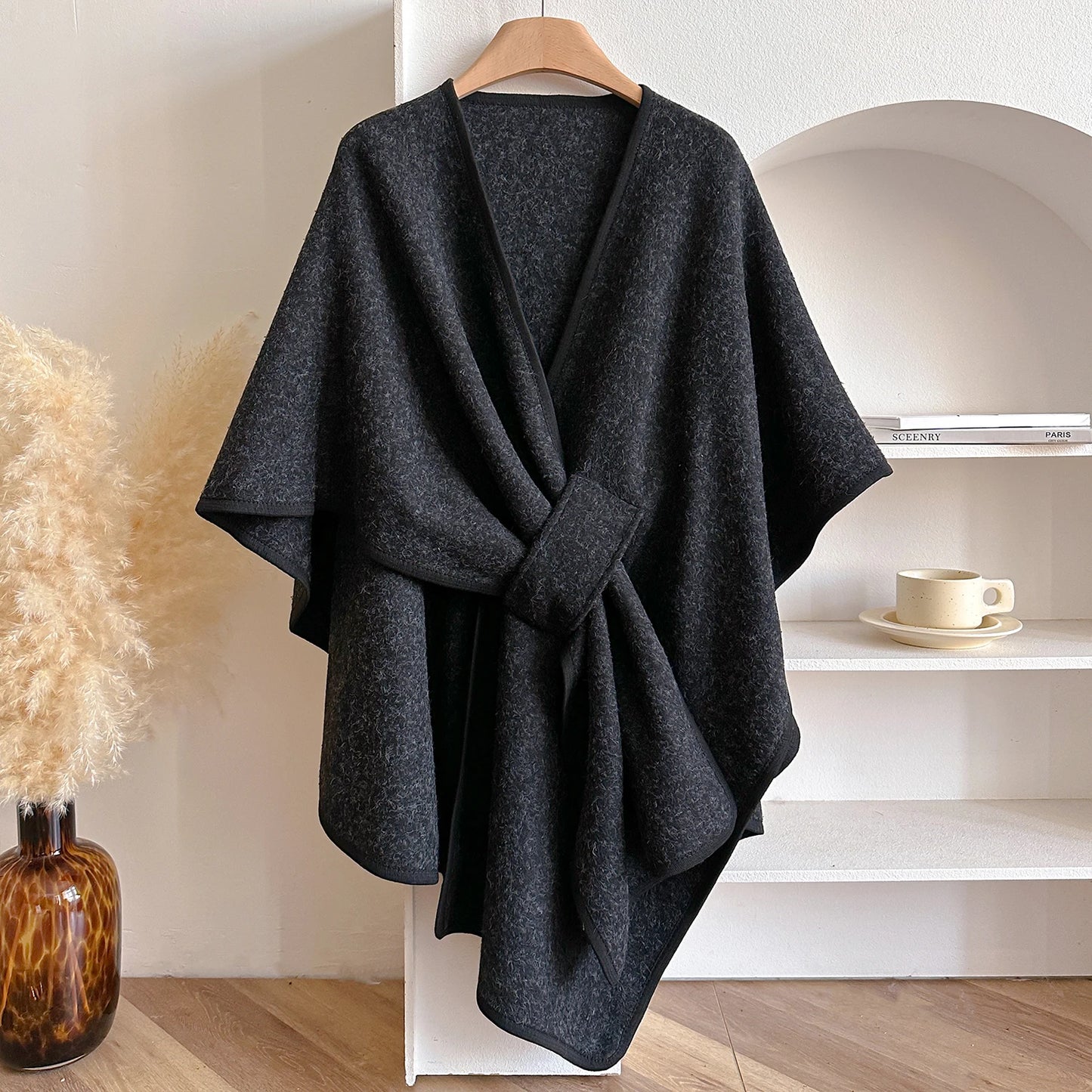 Poncho™ – Cape Douce & Stylée pour l’Hiver Québécois