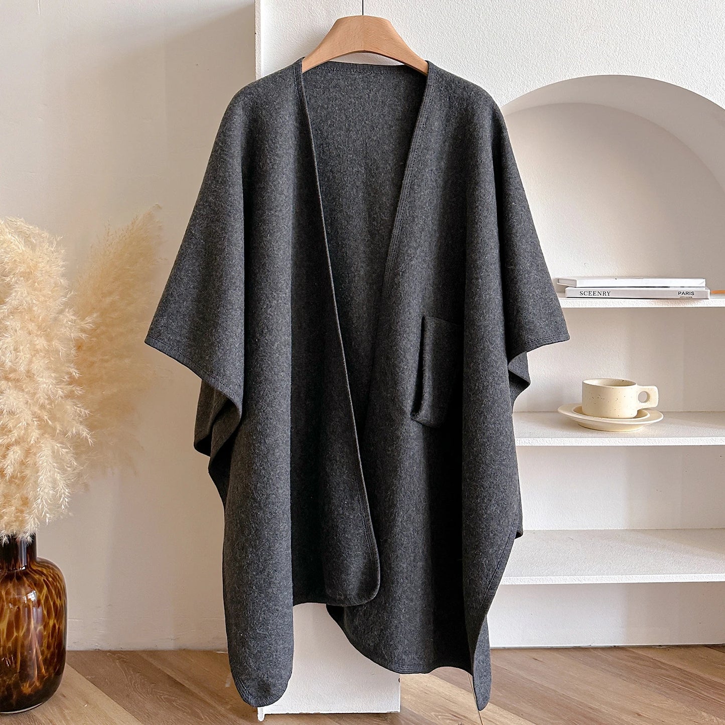 Poncho™ – Cape Douce & Stylée pour l’Hiver Québécois