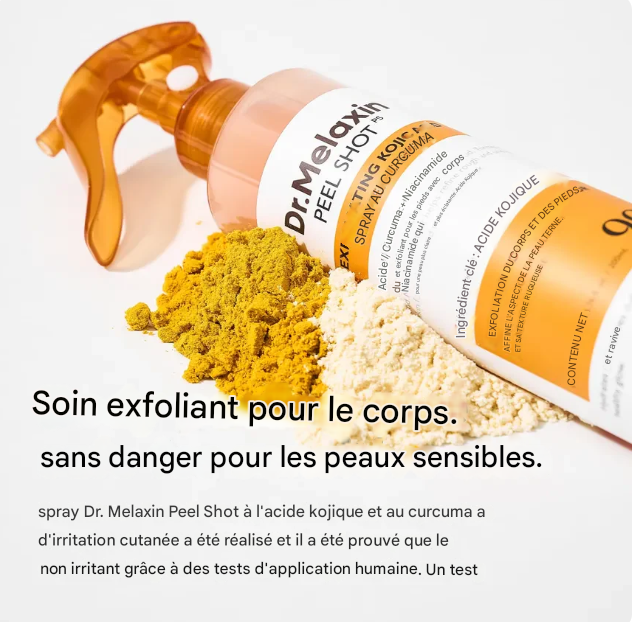 Dr. Melaxin™ Peel Shot – Spray Exfoliant Éclaircissant pour le Corps