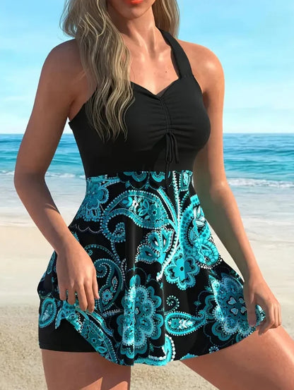 AquaBella™ – Robe de Bain Élégante à Col V