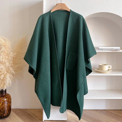 Poncho™ – Cape Douce & Stylée pour l’Hiver Québécois