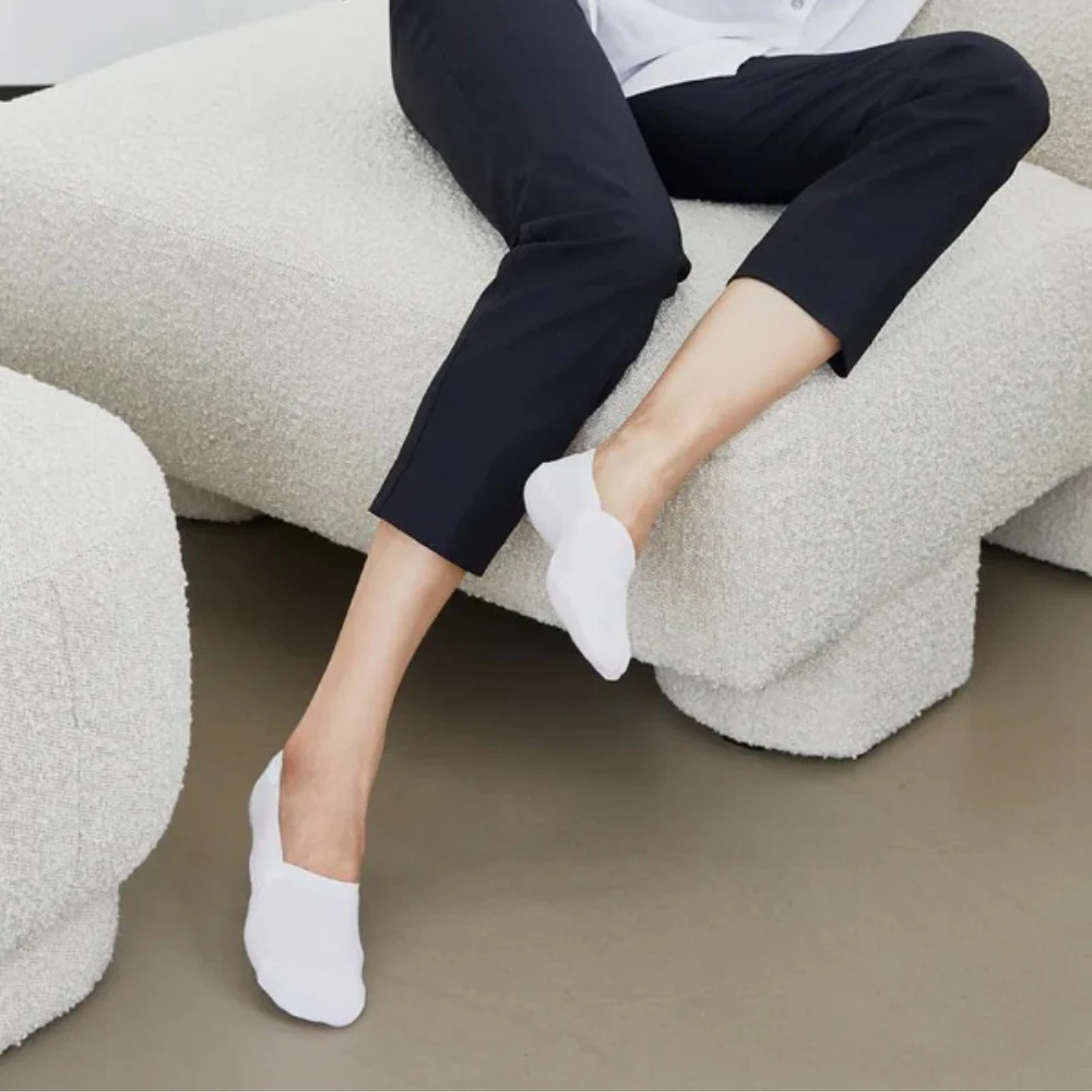 Chaussettes Invisibles Antidérapantes qui Reste en Place, Unisexes!
