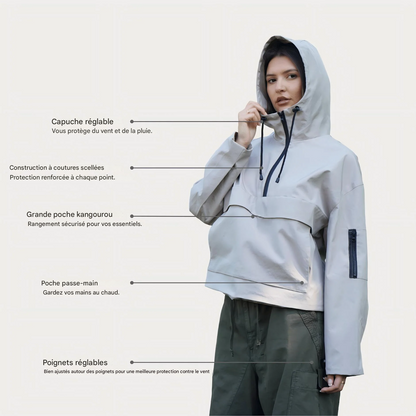 Vento™ – Veste Imperméable et Coupe-Vent Élégante