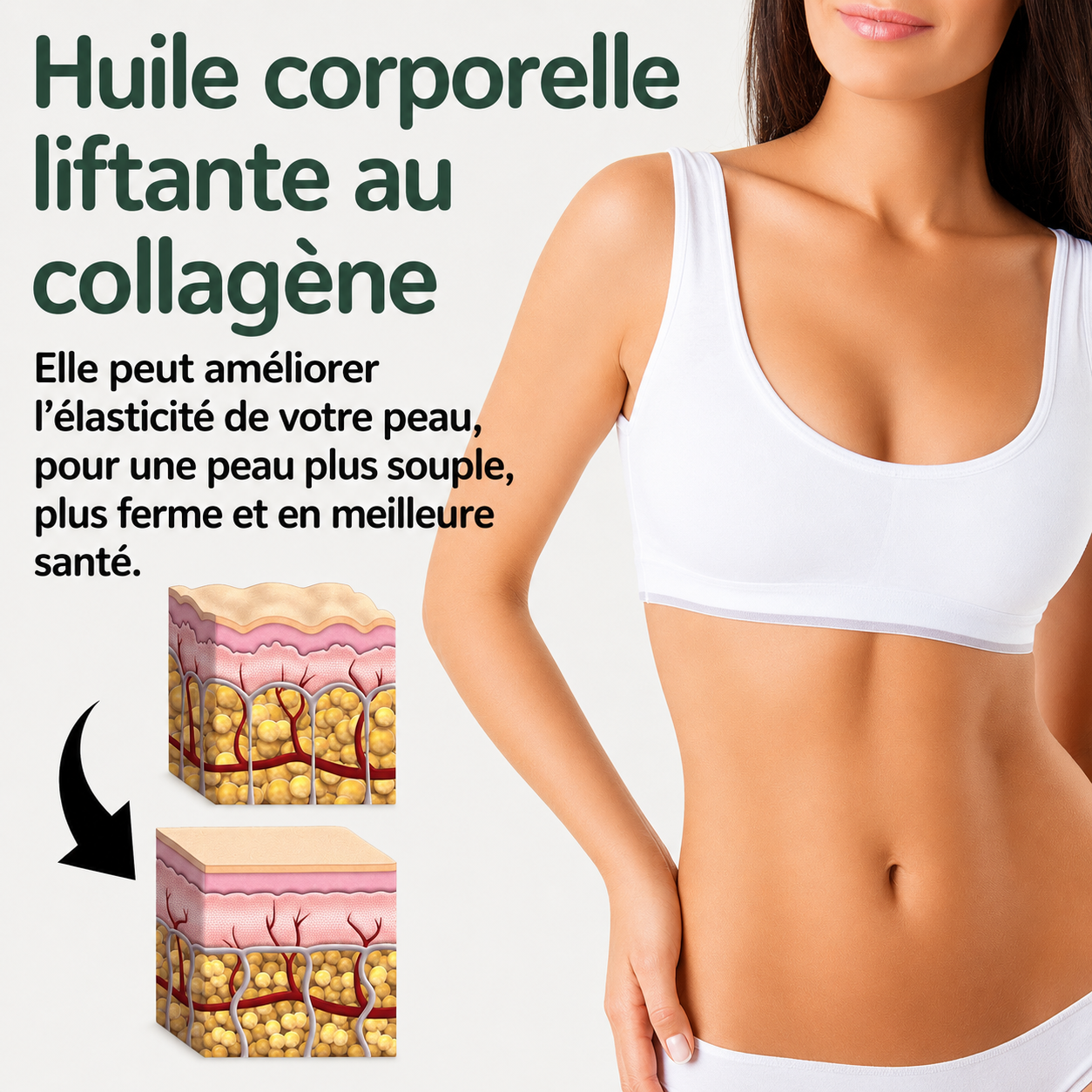 OceAura™ Huile corporelle liftante au collagène