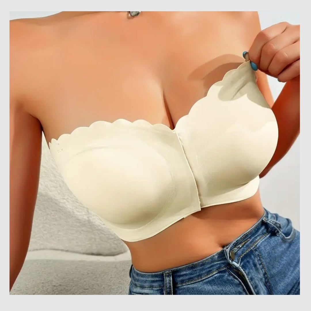 Bralette Femme Confortable, Respirante et Agrafes Frontales