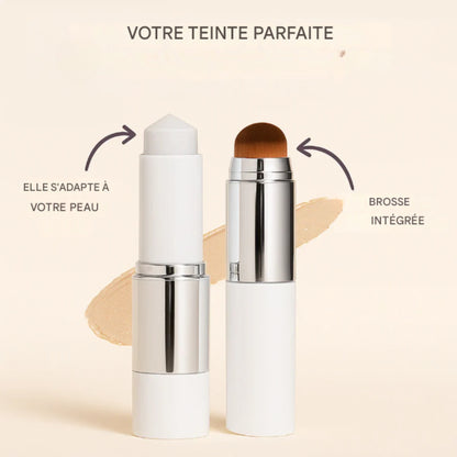 Blanc Cover™ – Stick Fond de Teint Adaptatif & Soin Coréen