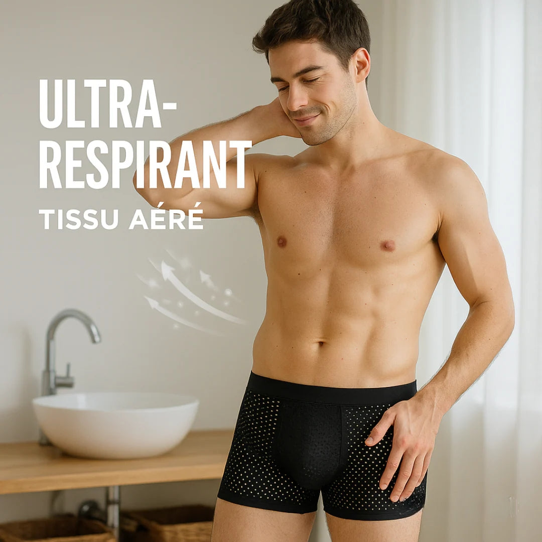 Boxers en Bambou Ultra-Confort – Fraîcheur & Maintien au Quotidien