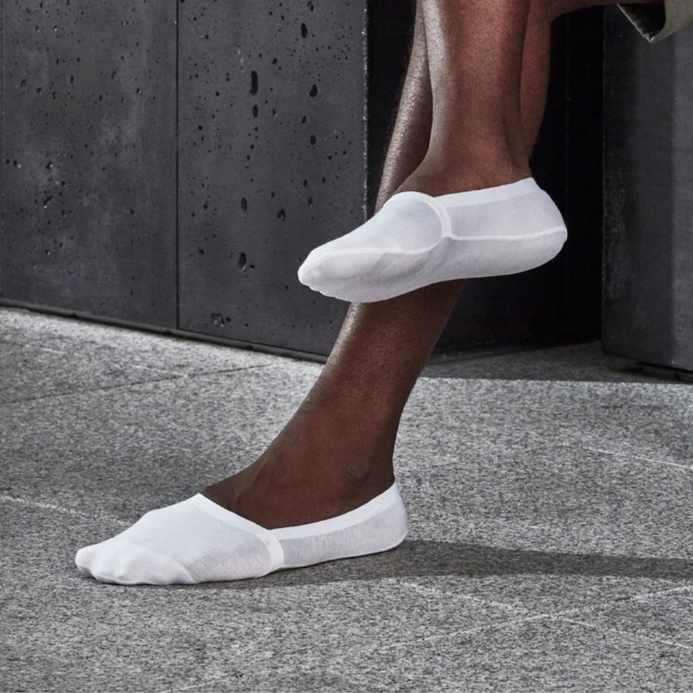 Chaussettes Invisibles Antidérapantes qui Reste en Place, Unisexes!