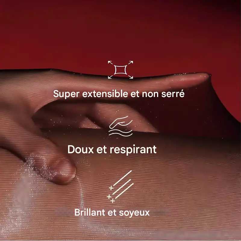 ÉclatVoilé™ – Collants Brillants & Confort et Silhouette Sublimée