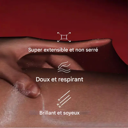 ÉclatVoilé™ – Collants Brillants & Confort et Silhouette Sublimée
