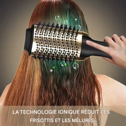 Brosse Soufflante 3-en-1 – Volume Salon en Quelques Minutes