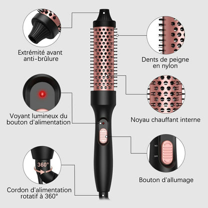 Volumina™ – Brosse Chauffante 5-en-1 Lissante