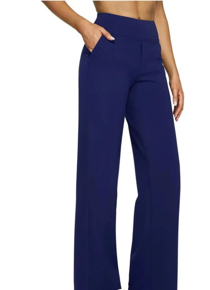 Élégancia™ – Pantalon Large Taille Haute Confort Chic