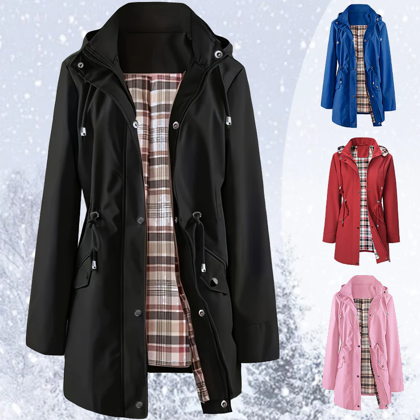 AquaStyle™ – Manteau Imperméable avec Visière