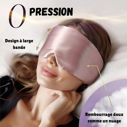 RêveSoie™ – Le Masque Doux en Soie pour un Sommeil Profond.