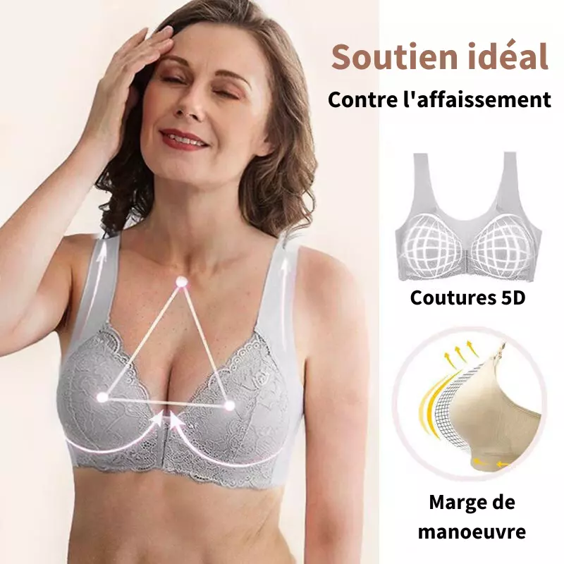 Veloria™ – Soutiens-Gorge Sans Armature à Fermeture Frontale