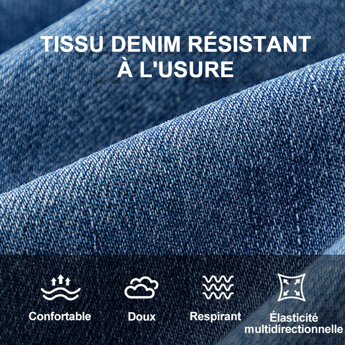 Jean Bootcut Taille Haute – Confort Extensible & Style Intemporel