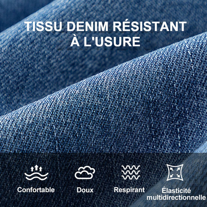 Jean Bootcut Taille Haute – Confort Extensible & Style Intemporel