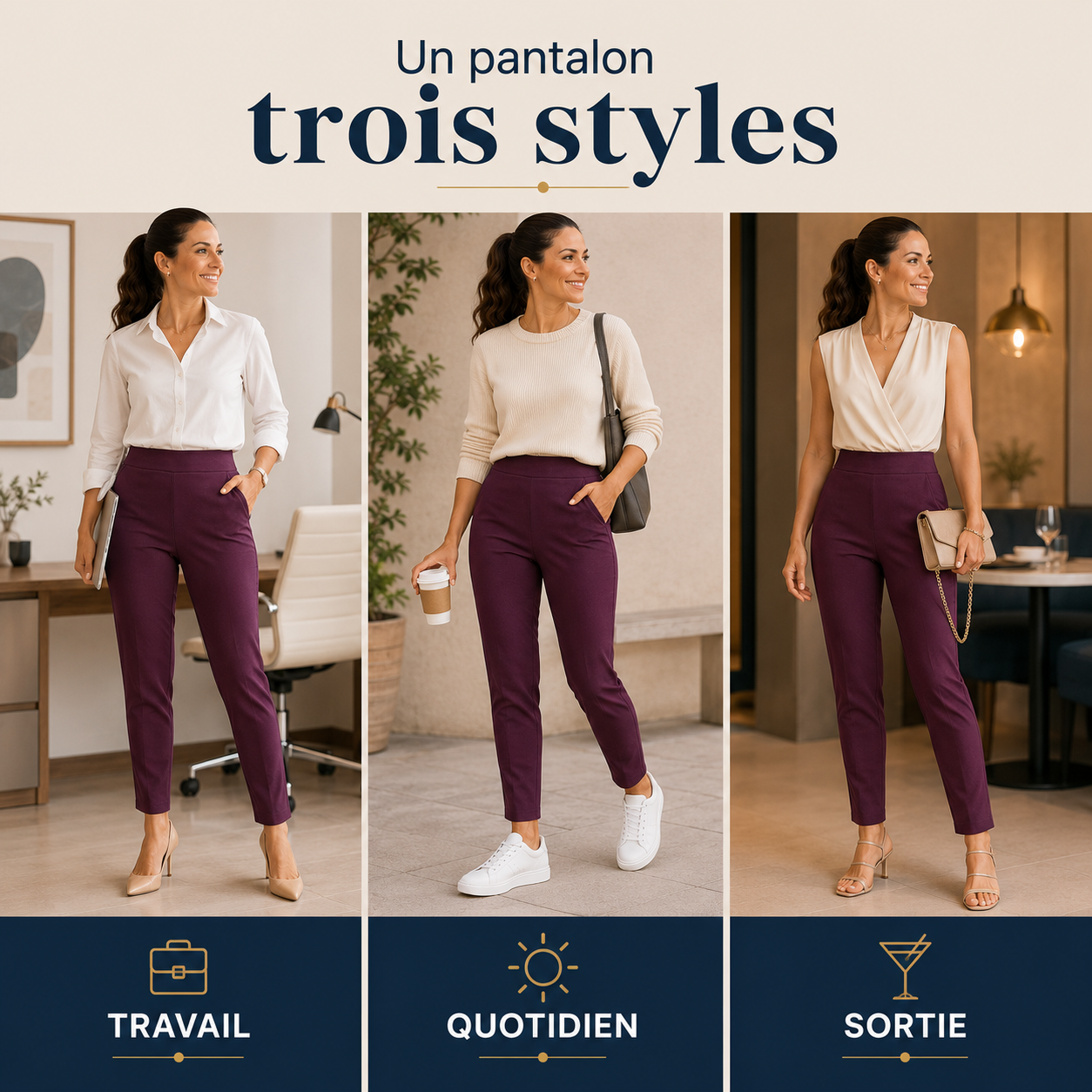 NOMA™ — Le pantalon extensible chic et confortable
