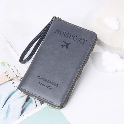 Cuirévo™ – Portefeuille RFID Chic pour Voyageurs Modernes.