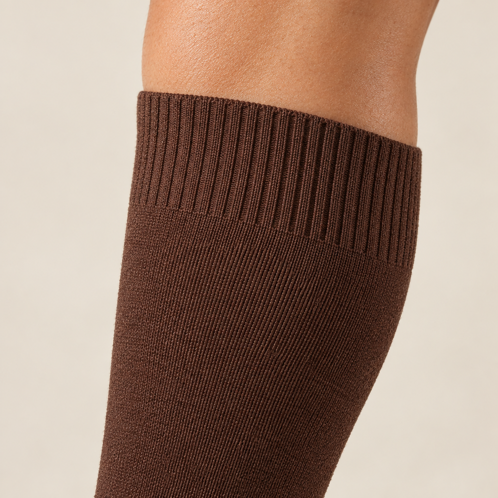 Bottes Chaussettes Montantes Maille Tricotée - Semelle Chunky