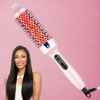 StyloFlex™ – Brosse Thermique 3-en-1 pour Lissage, Boucles et Volume