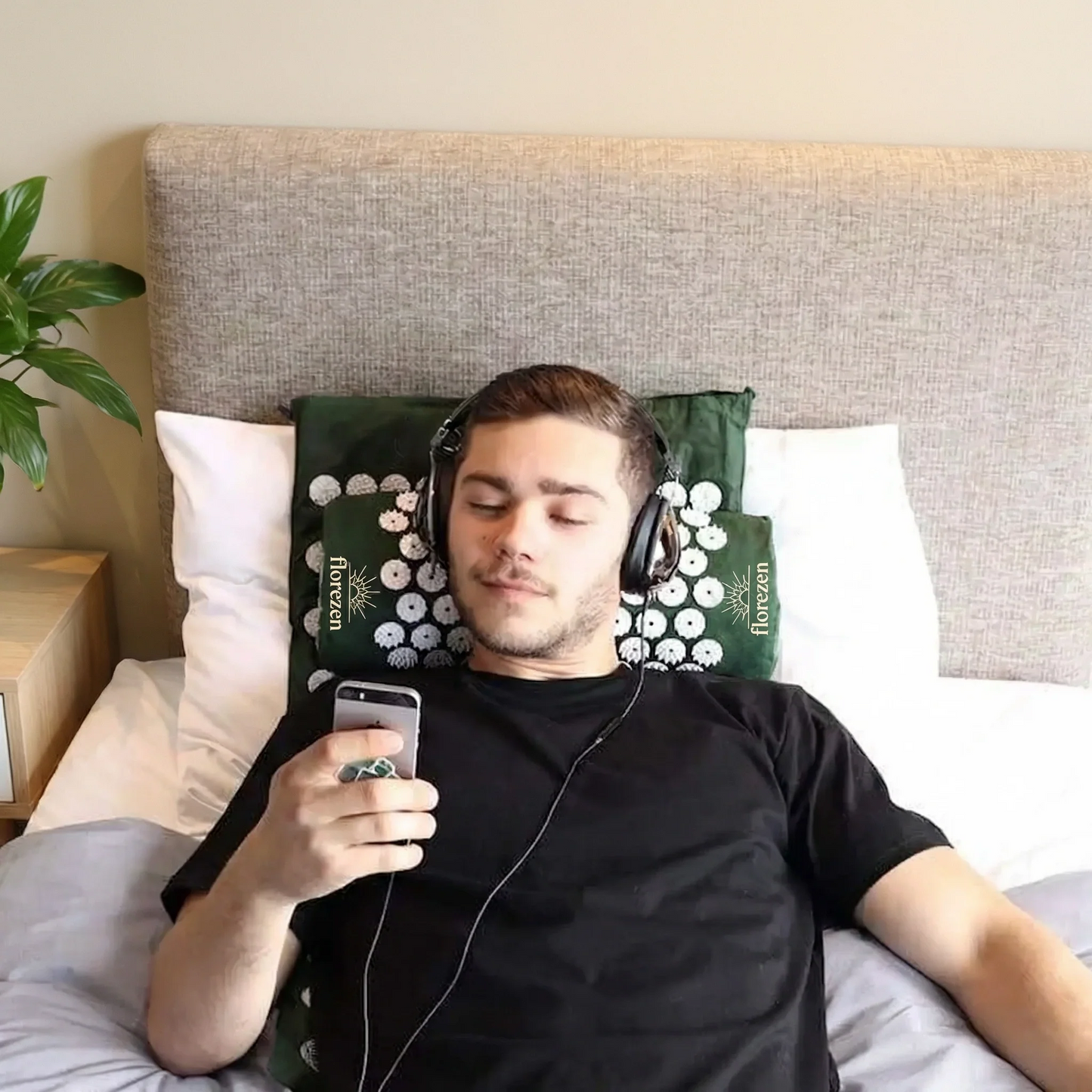Florezen™ – Tapis d’Acupression Relaxant avec Coussin Cervical