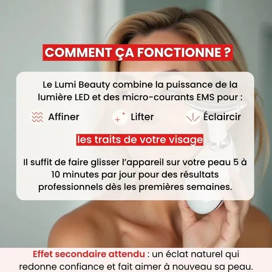 Lumi Beauty™- Appareil de lifting du visage et du cou