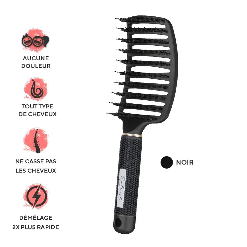 PopBrush — Brosse démêlante anti-casse pour toute la famille