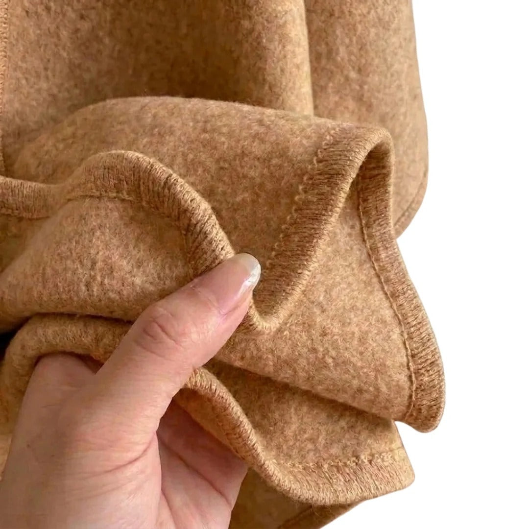 Poncho Cocon Boréal – Le chaud, sans le volume