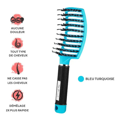 PopBrush — Brosse démêlante anti-casse pour toute la famille