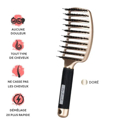 PopBrush — Brosse démêlante anti-casse pour toute la famille