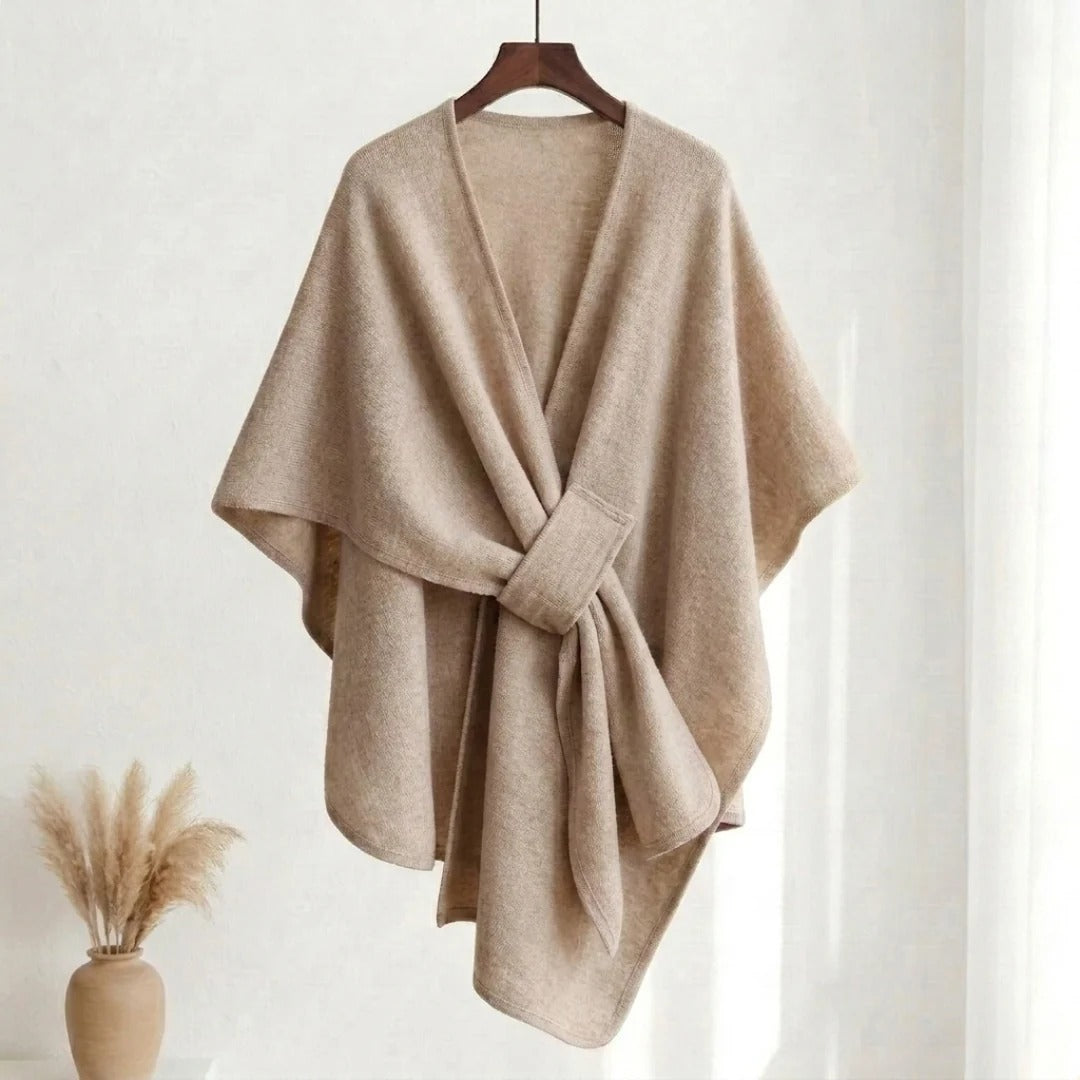 Poncho Cocon Boréal – Le chaud, sans le volume