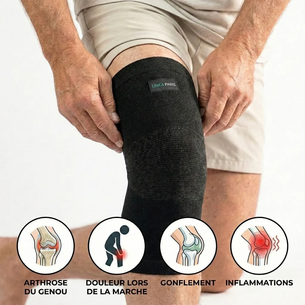 NordaFlex™ — Genouillère Bambou Confort 360°