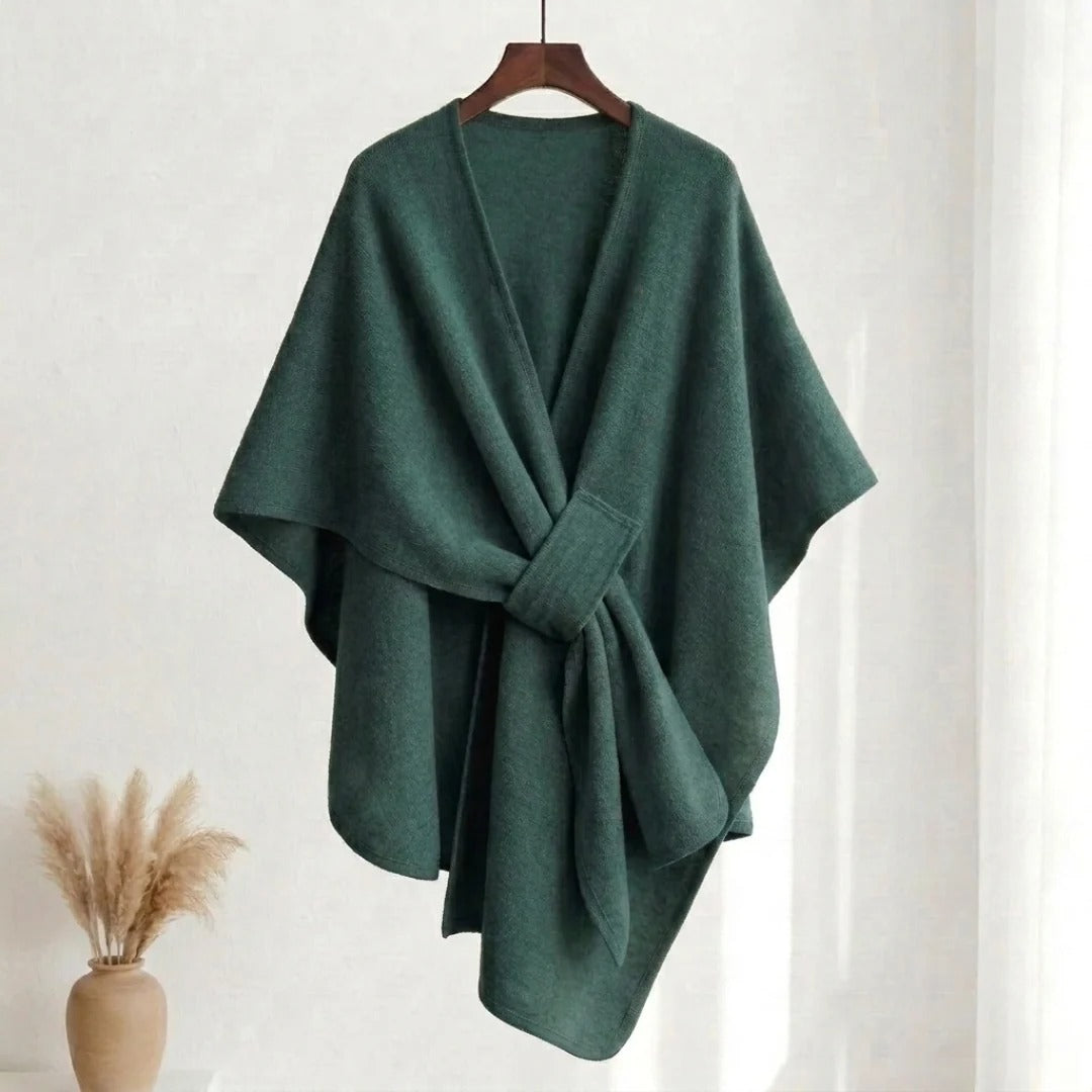 Poncho Cocon Boréal – Le chaud, sans le volume